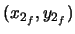 $(x_{2_{f}},y_{2_{f}})$