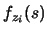$\displaystyle f_{z_{i}}(s)$