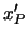 $\displaystyle x_{P}'$