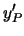 $\displaystyle y_{P}'$